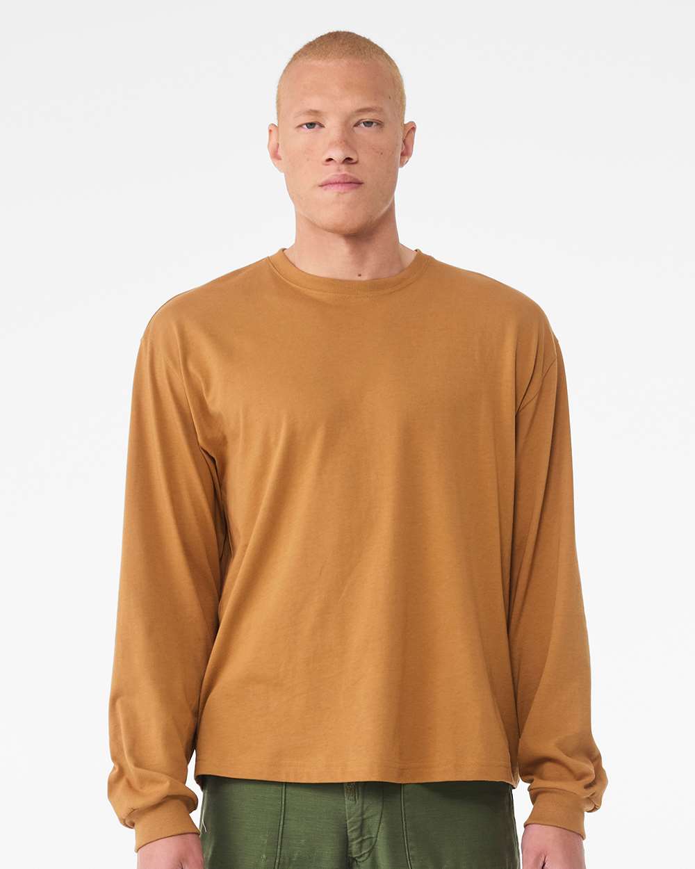 🔥 BELLA + CANVAS Men 6 oz. Heavyweight Cotton Long Sleeve Tee Up To 3XL 3511 - Picture 51 of 67