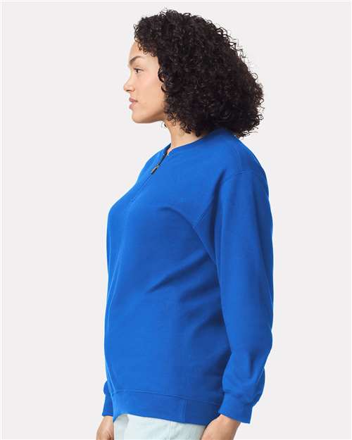 Unisex Softstyle® Midweight 1/4 Zip Sweatshirt