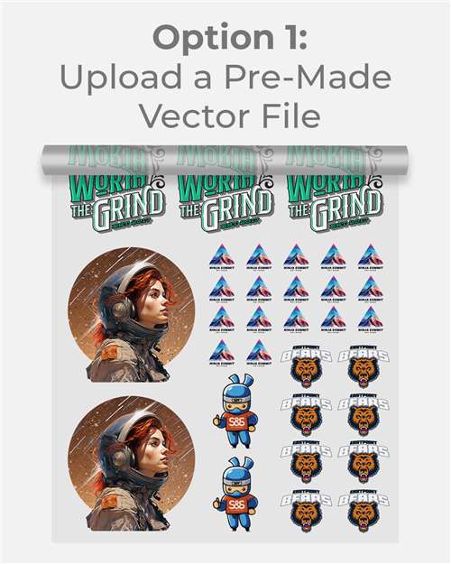 Ninja Transfers GangSheet Carga de hoja colectiva: película estándar Model Shot