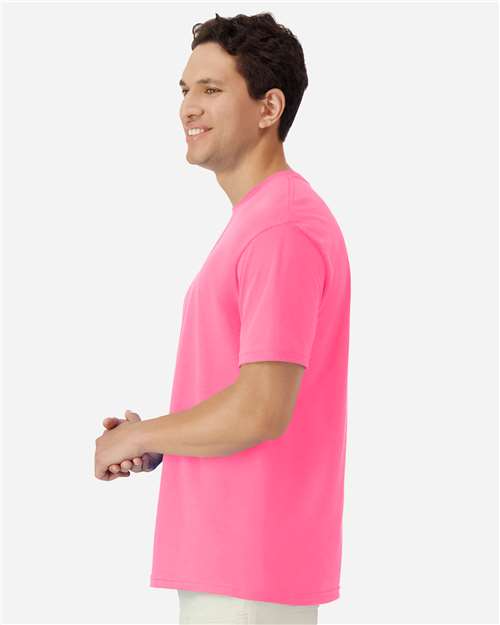 Unisex Light Cotton T-Shirt – On Model – Side