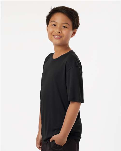 Youth Pro-Lock Performance T-Shirt – On Model – Side