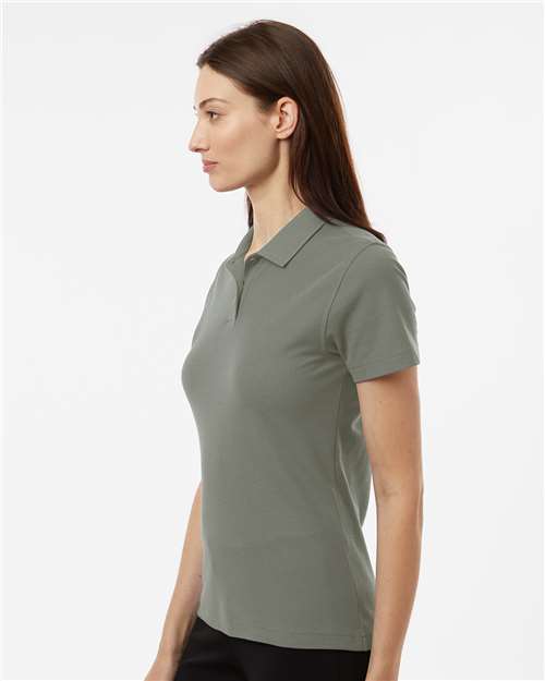 Women's Pique Polo – On Model – Side
