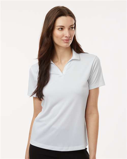 AllPro 41800L Polo de punto entrelazado de poliéster para mujer Model Shot