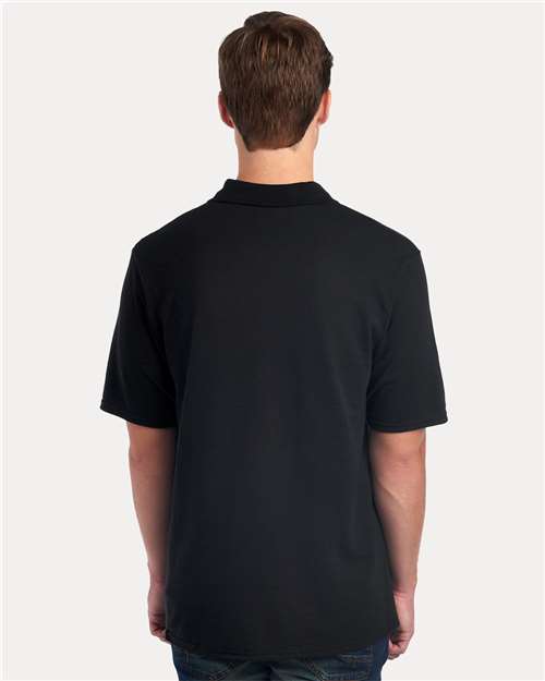 Men's Dri-Power® Polo with Pocket – On Model – Back