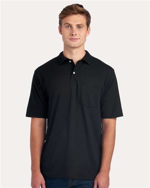 Dri-Power® Polo with Pocket-JERZEES