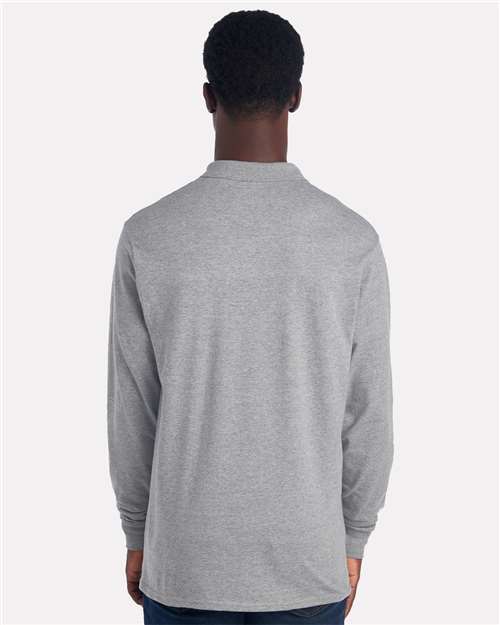 Men's Dri-Power® Long Sleeve Polo