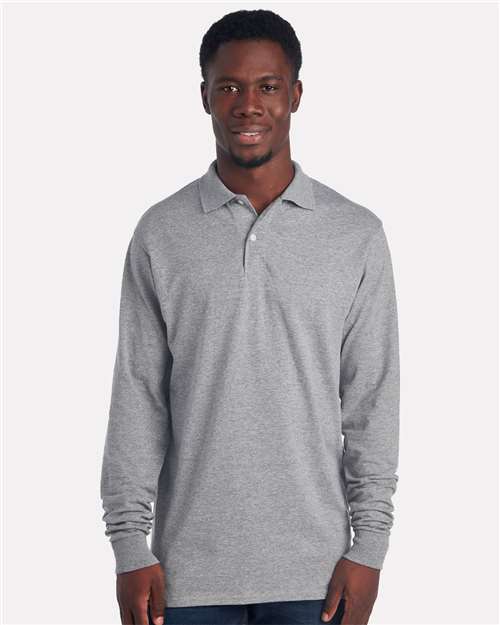 Men's Dri-Power® Long Sleeve Polo