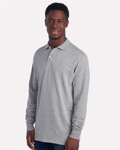 Men's Dri-Power® Long Sleeve Polo