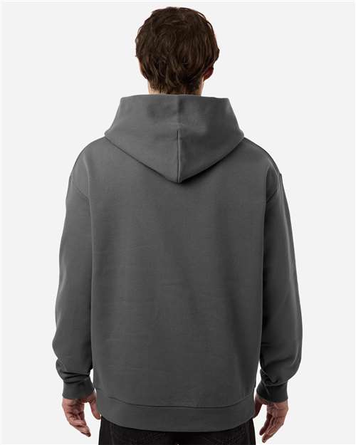 Unisex Boulevard Heavyweight Hooded Sweatshirt – On Model – Back