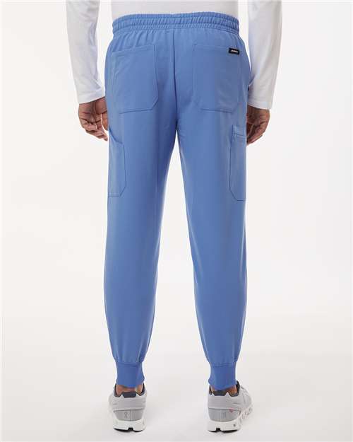 Men's Osmo 8-Pocket Scrub Joggers – On Model – Back