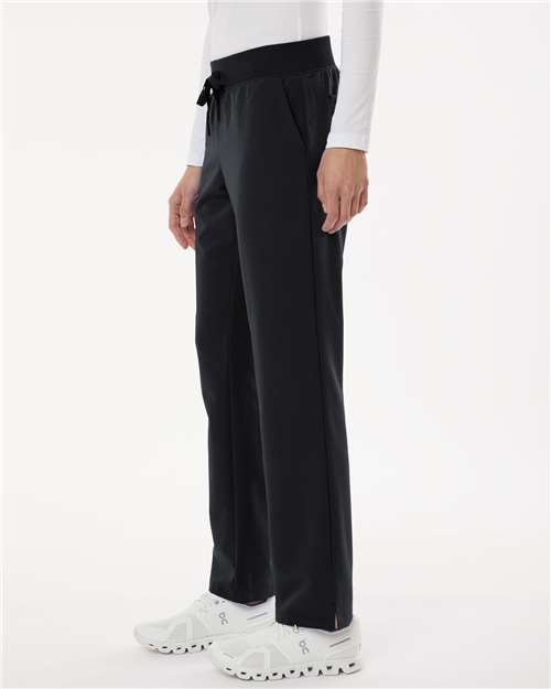 Women's Xenos Essential Knit-Waist Scrub Pants – On Model – Side