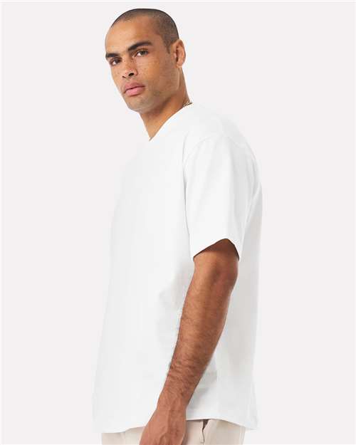 Unisex 7.5 oz Heavyweight Tee – On Model – Side
