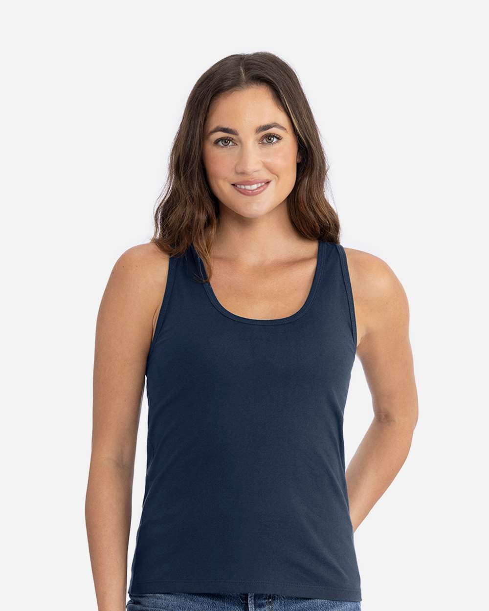 🔥 Next Level Women's Cotton Tank combed ring-spun Cotton Up To 2XL 3933 - Picture 23 of 61