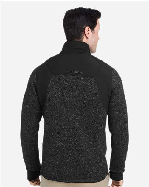 Men's Passage Sweater Jacket – On Model – Back