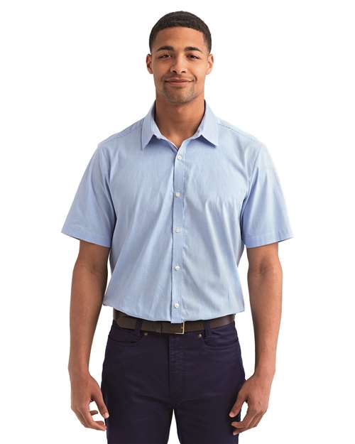 Men's Microcheck Gingham Cotton Shirt