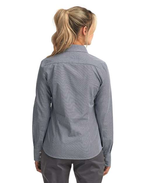 Women's Microcheck Gingham Cotton Shirt