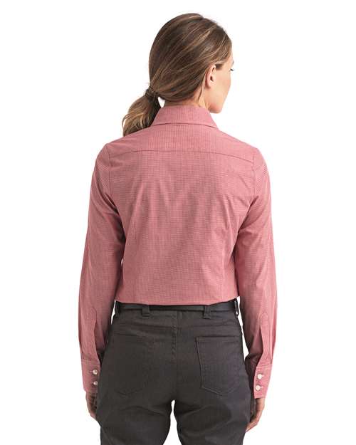 Women's Microcheck Gingham Cotton Shirt