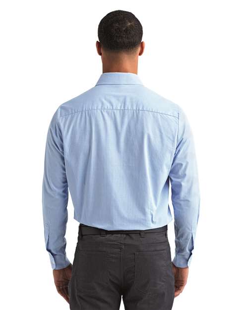 Men's Microcheck Gingham Cotton Shirt