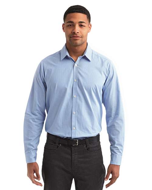 Men's Microcheck Gingham Cotton Shirt