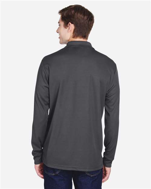 Men's Pinnacle Performance Long Sleeve Piqué Polo with Pocket