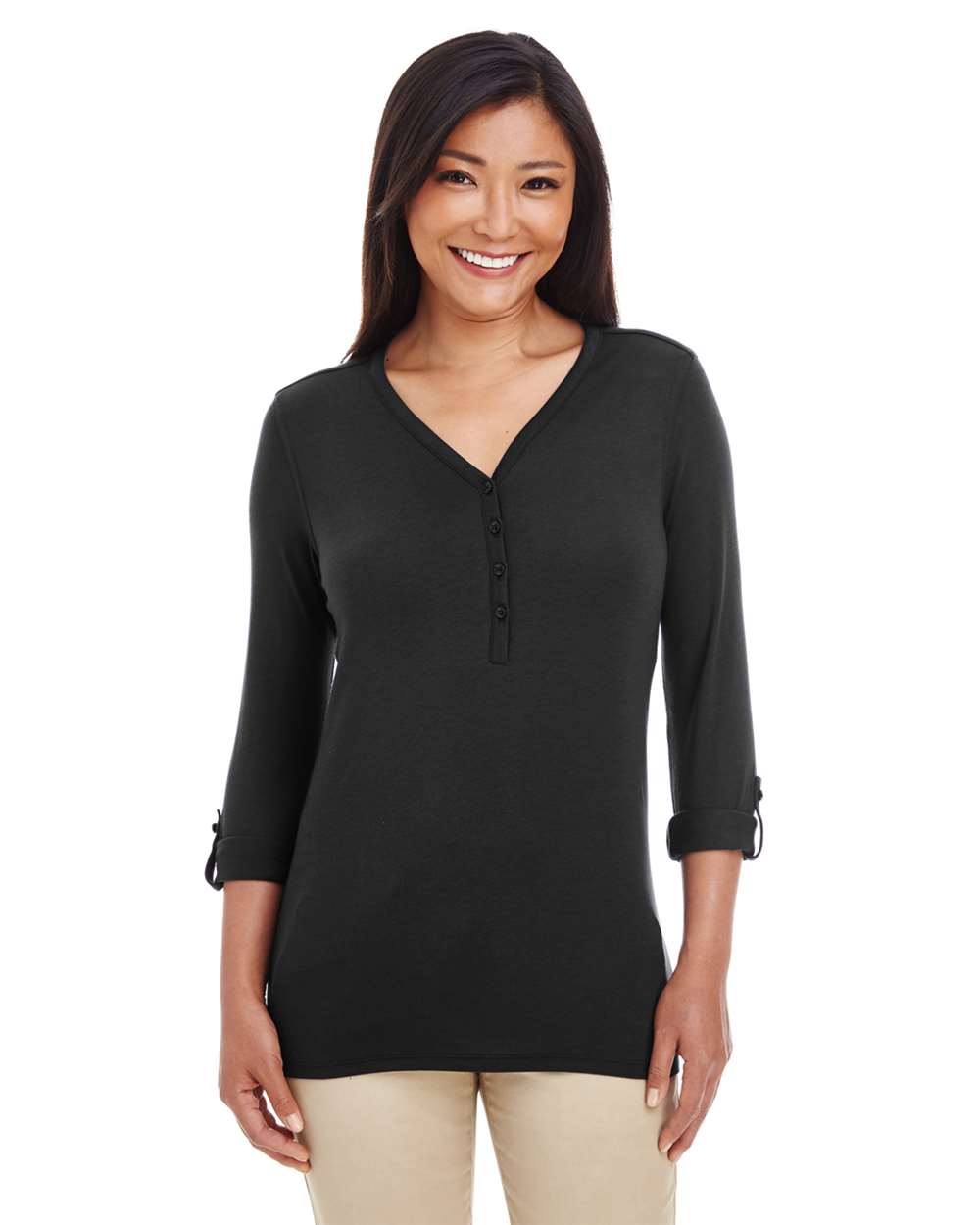 π₯ Devon & Jones Women Perfect Fit Y-Placket Convertible Top Up To 3XL DP186W - Picture 3 of 25