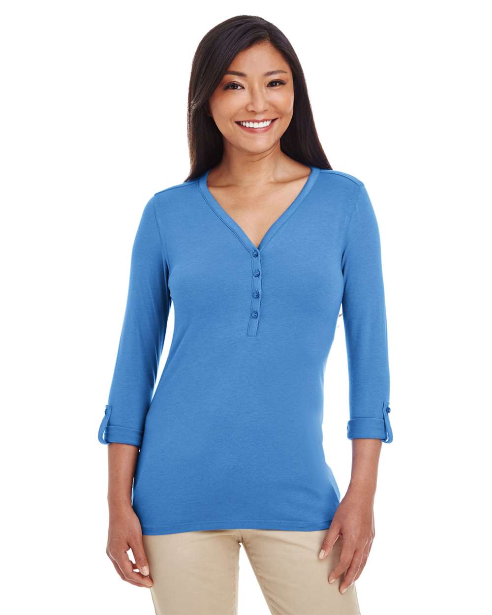 π₯ Devon & Jones Women Perfect Fit Y-Placket Convertible Top Up To 3XL DP186W - Picture 10 of 25