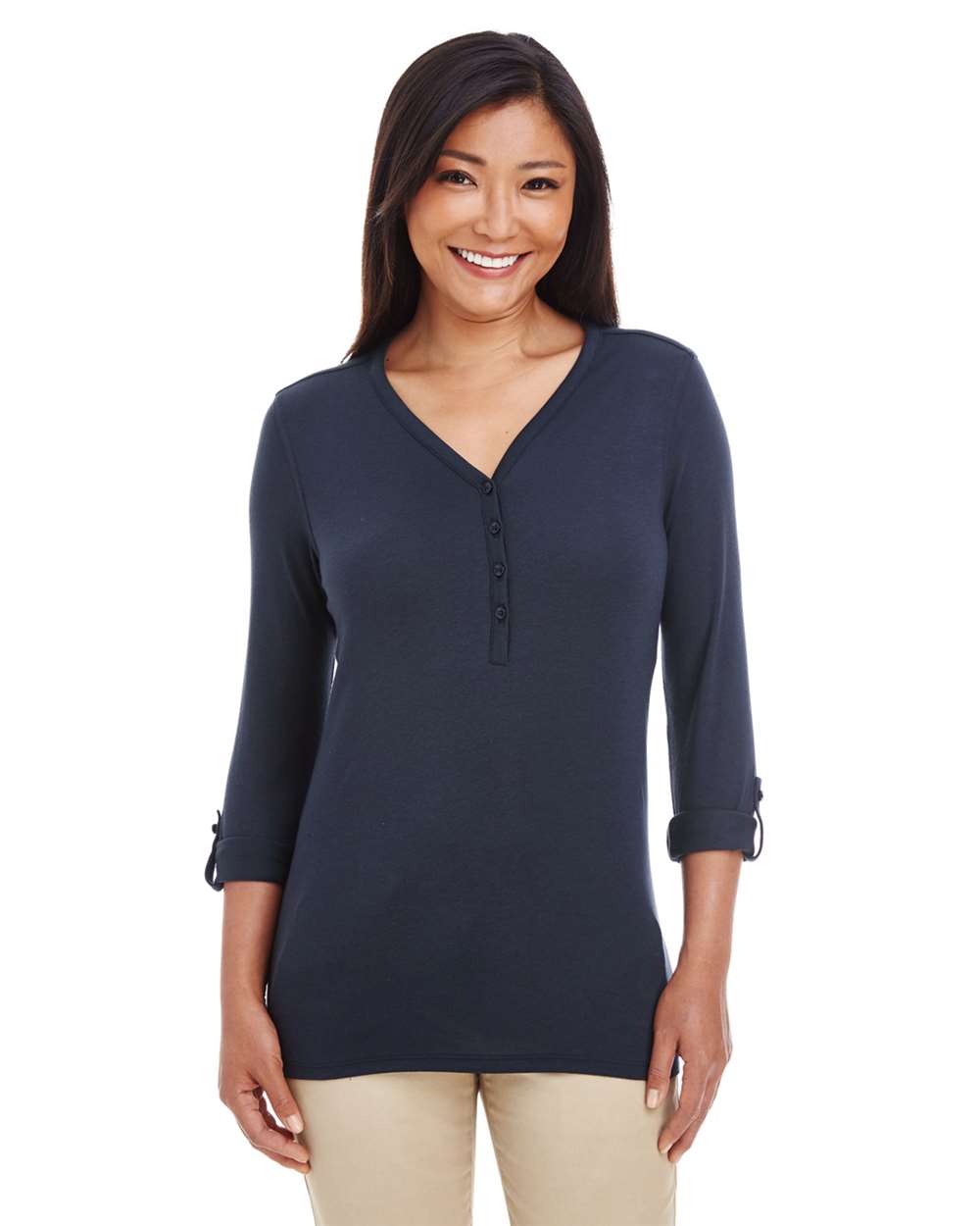 π₯ Devon & Jones Women Perfect Fit Y-Placket Convertible Top Up To 3XL DP186W - Picture 18 of 25