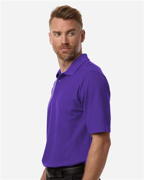 Men's Resolve CVC Performance Pique Polo – On Model – Side