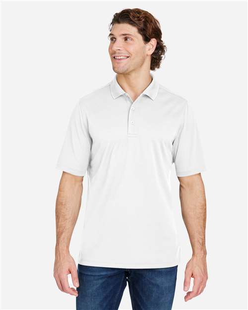 CORE365 CE104 Polo de malla con protección contra enganches del mercado Model Shot