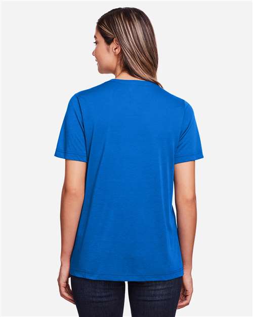 Women's Fusion ChromaSoft™ Performance T-Shirt – On Model – Back
