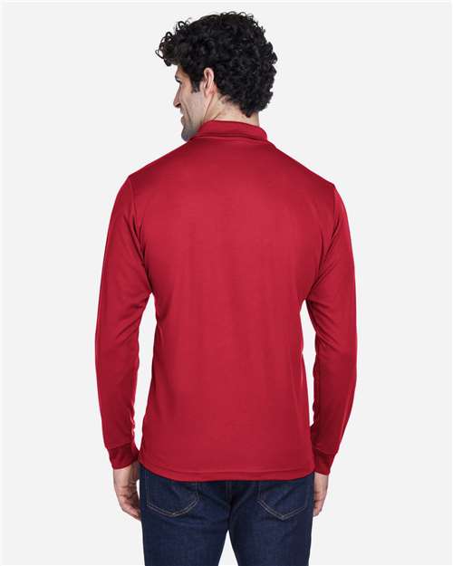 Men's Pinnacle Performance Long Sleeve Piqué Polo