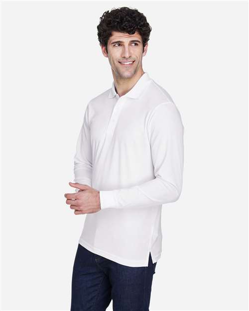 Men's Pinnacle Performance Long Sleeve Piqué Polo