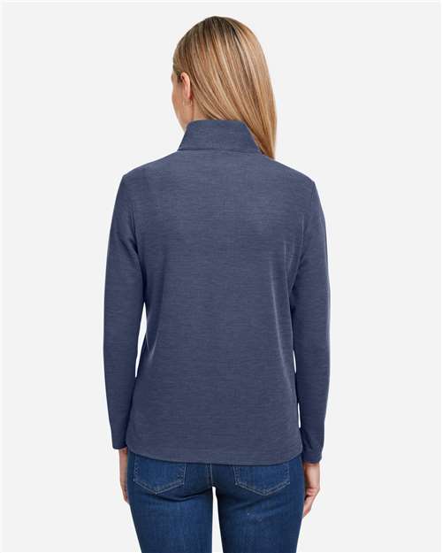 Women's Fusion ChromaSoft™ Pique Quarter-Zip Pullover