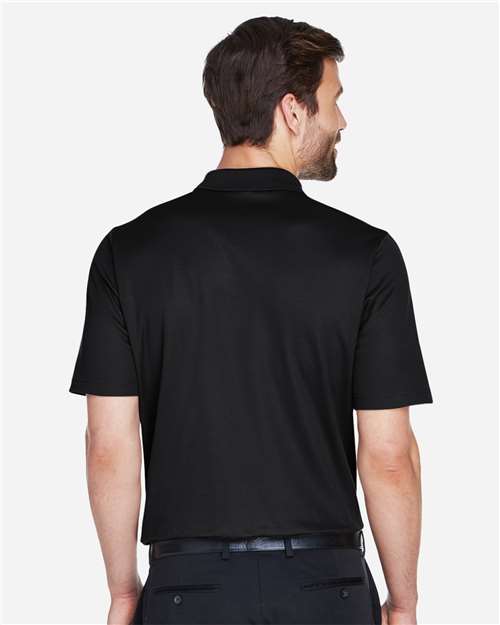 Men's CrownLux Performance® Plaited Polo – On Model – Back