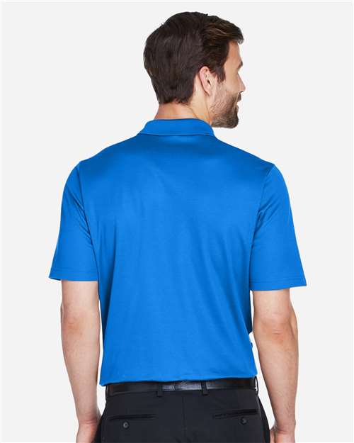 Men's CrownLux Performance® Plaited Polo – On Model – Back