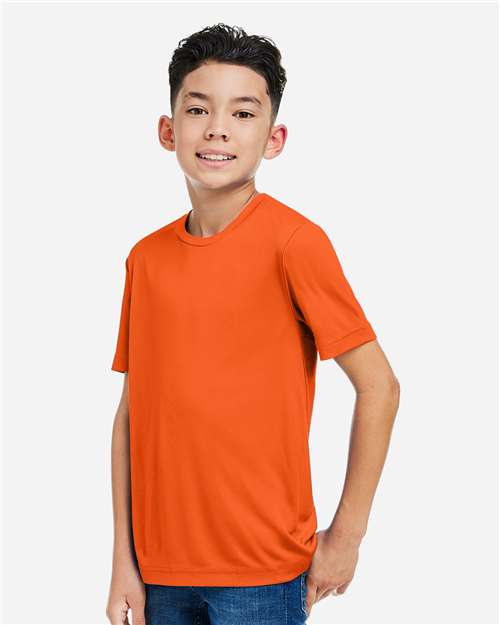 Youth Capital Performance T-Shirt – On Model – Side