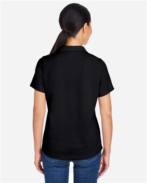 Women's Market Snag Protect Mesh Polo – On Model – Back