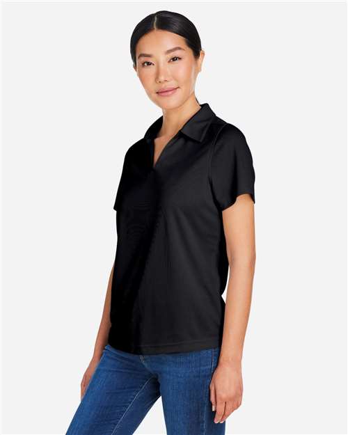 Women's Market Snag Protect Mesh Polo – On Model – Side