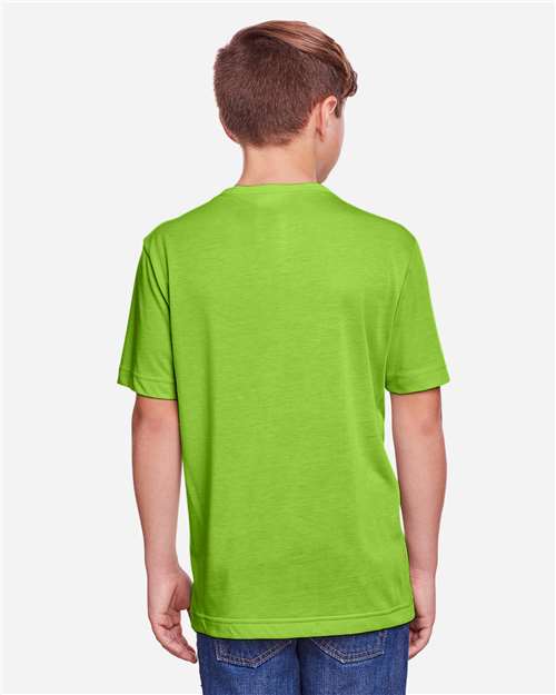 Youth Fusion ChromaSoft™ Performance T-Shirt – On Model – Back