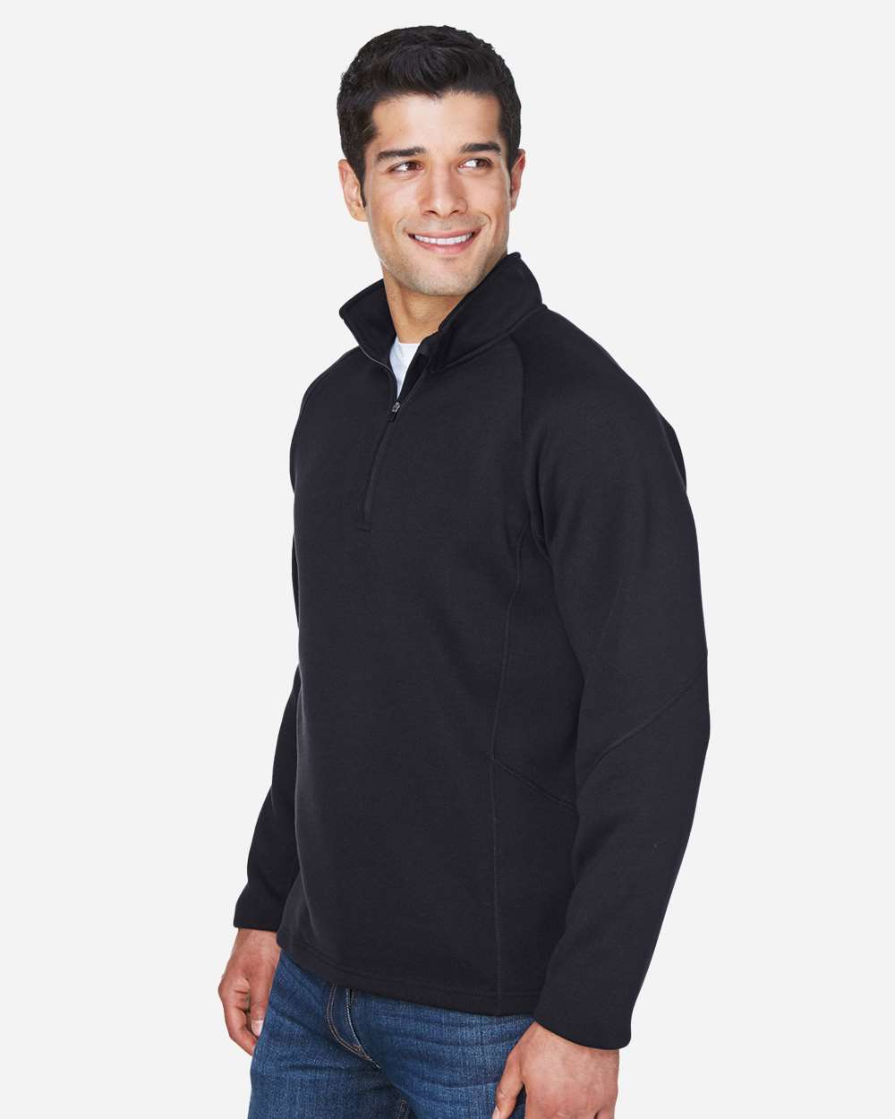 Devon & Jones DG792 - Unisex Bristol Sweater Fleece Quarter-Zip