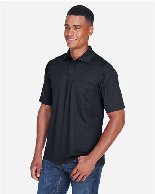 Men's Origin Performance Piqué Polo with Pocket – On Model – Side