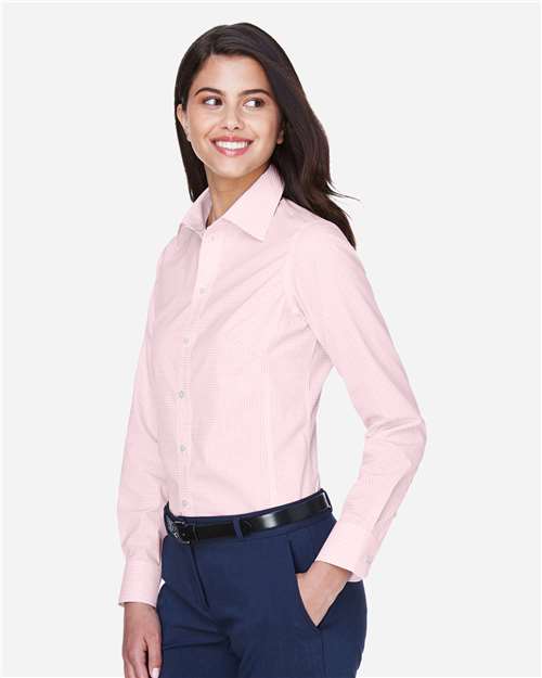 Women's Crown Collection® Gingham Check Woven Dress Shirt