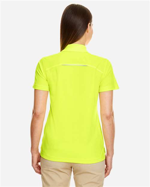 Women's Radiant Performance Piqué Polo with Reflective Piping