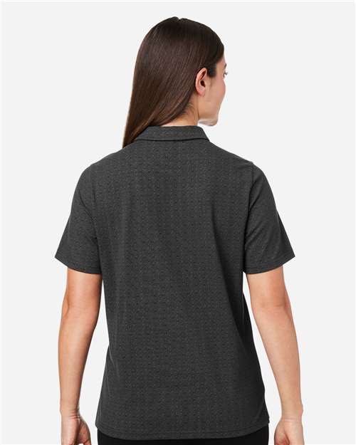 Women's Crownlux Performance® Geo Polo – On Model – Back