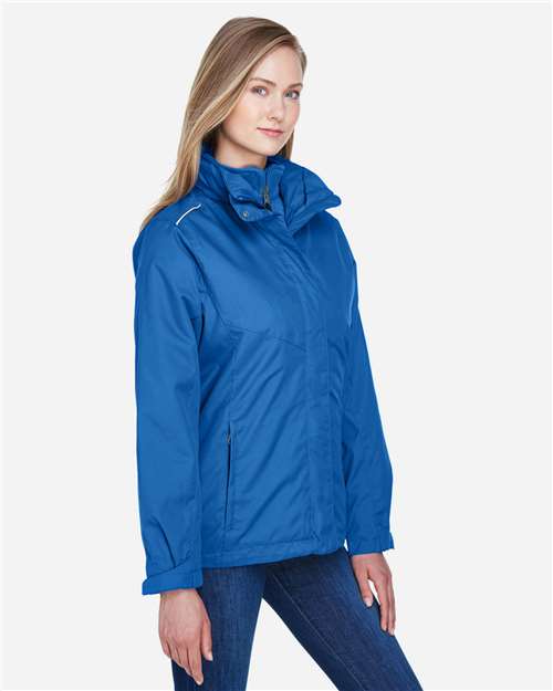 Women's 3-in-1 Jacket with Fleece Liner – On Model – Side