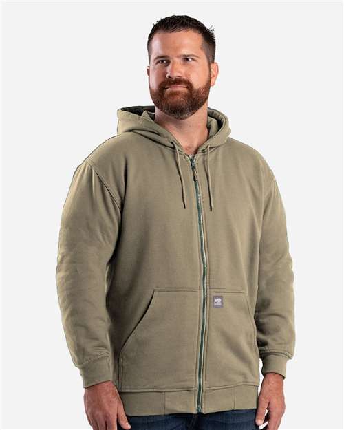 Men's Tall Heritage Thermal-Lined Full-Zip Hooded Sweatshirt