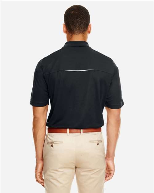 Men's Radiant Performance Piqué Polo with Reflective Piping