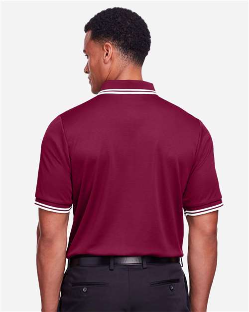 Men's CrownLux Performance® Plaited Tipped Polo