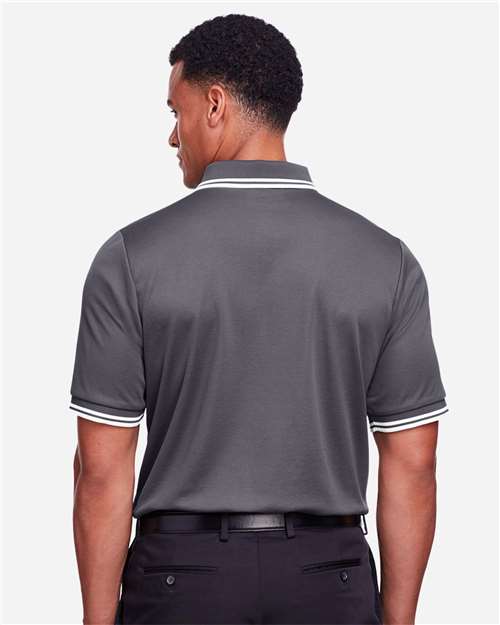 Men's CrownLux Performance® Plaited Tipped Polo