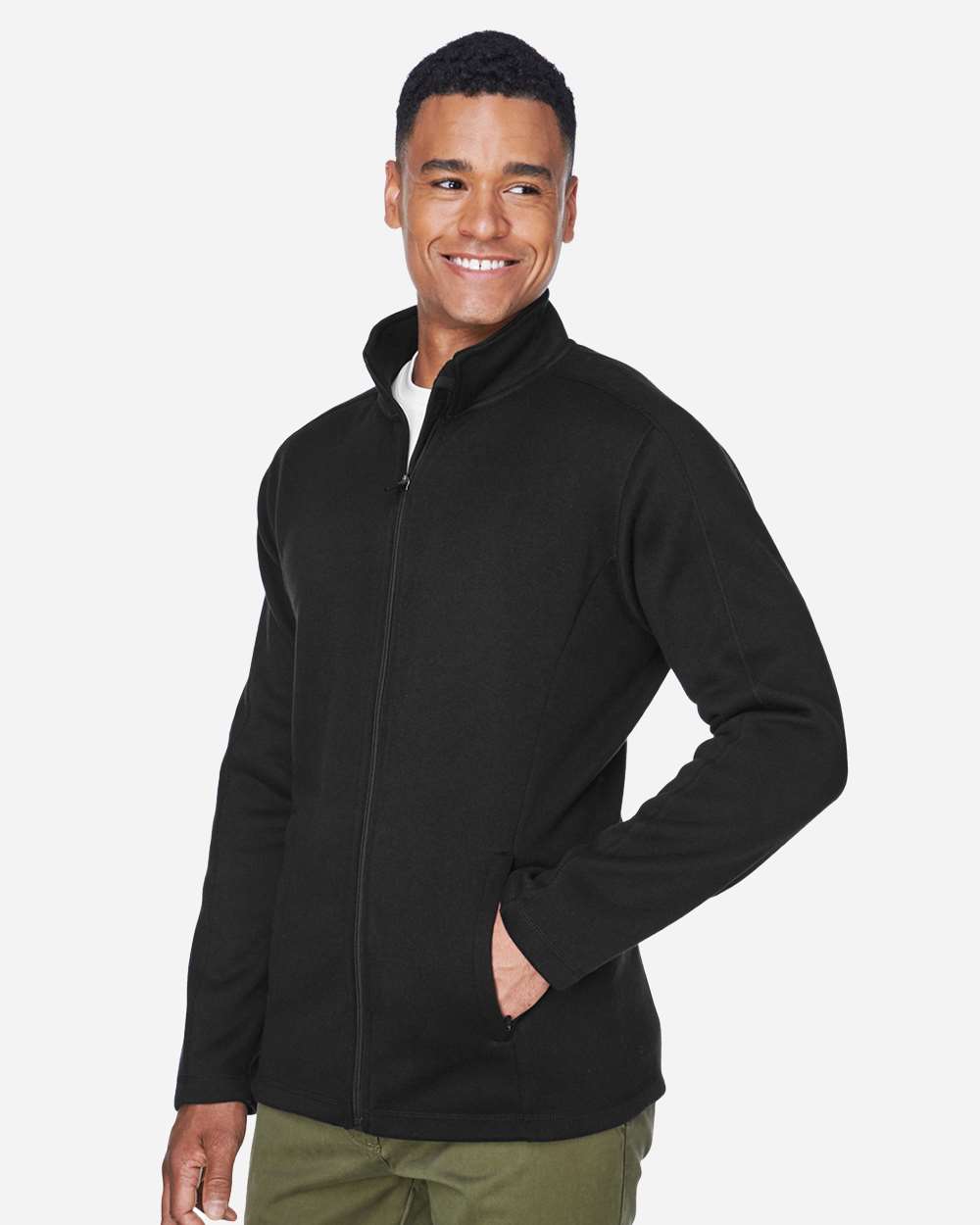 Devon & Jones DG793 - Men's Bristol Full-Zip Sweater Fleece Jacket